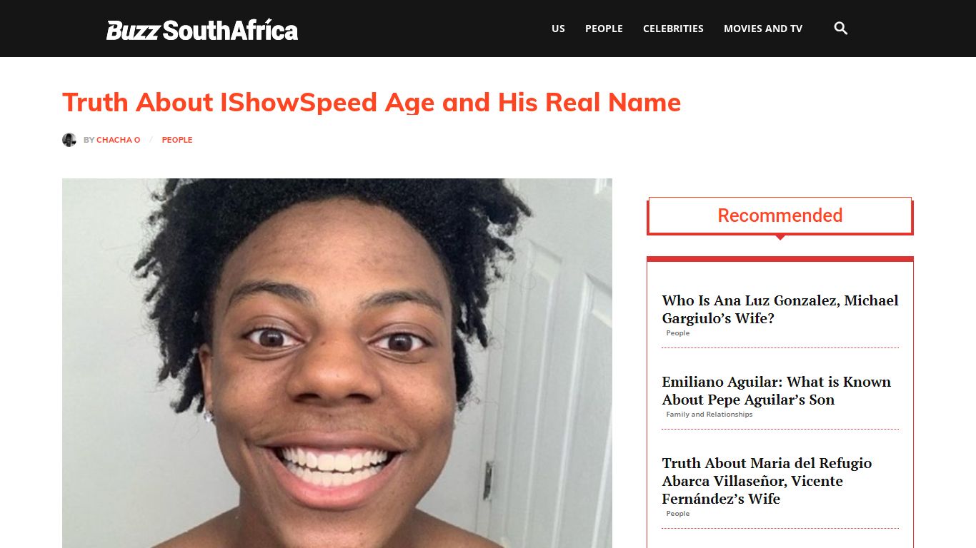 Truth About IShowSpeed Age in 2022 and His Real Name - BuzzSA