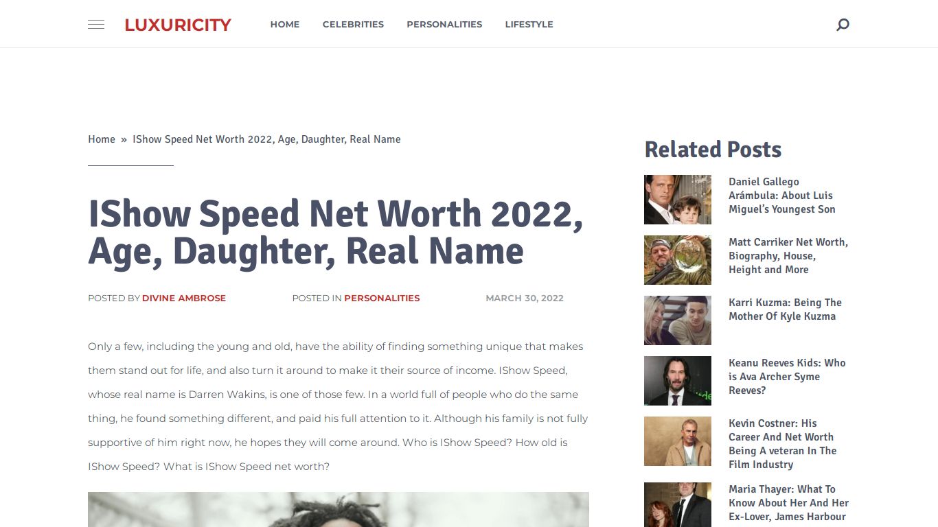 IShow Speed Net Worth 2022, Age, Daughter, Real Name